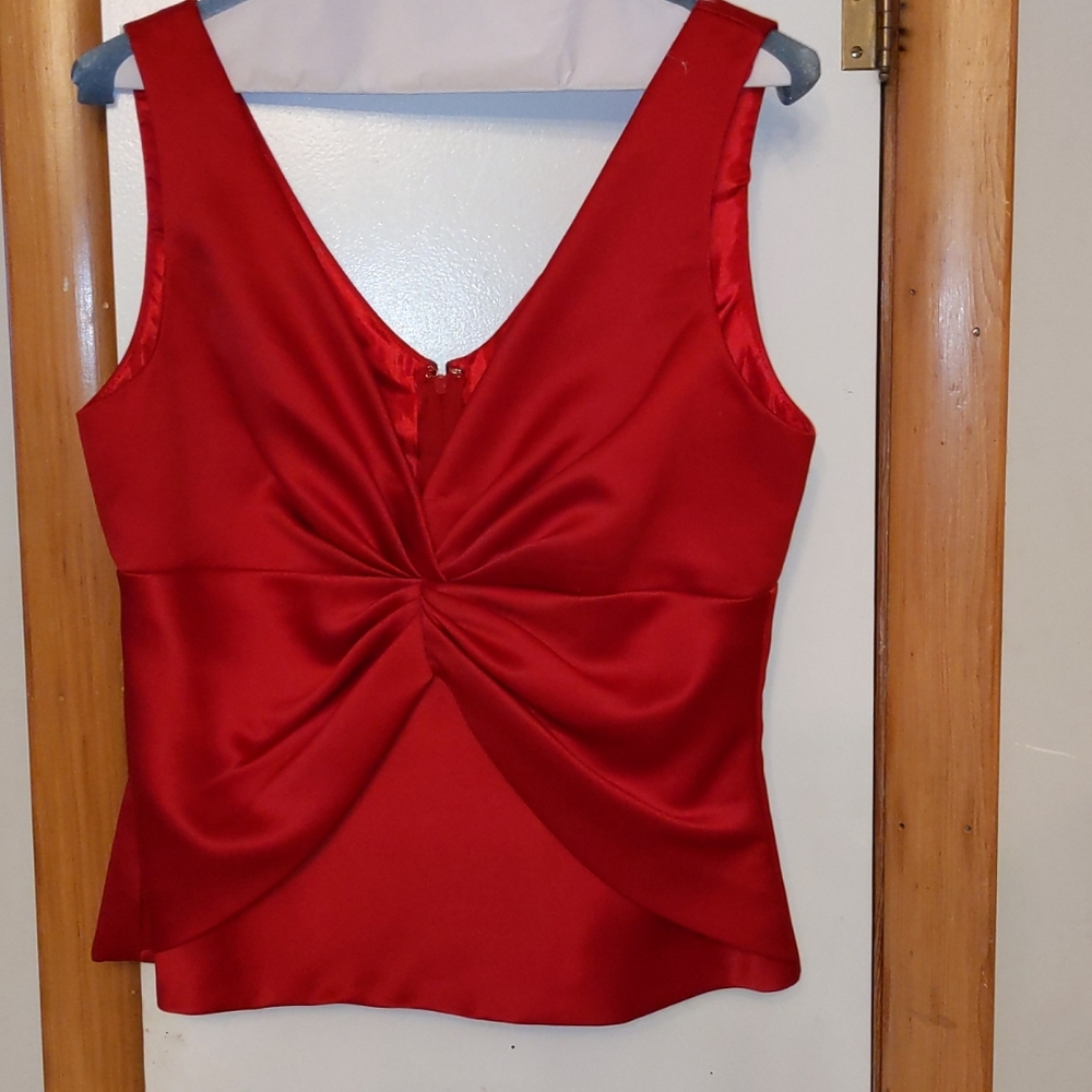 Cache satin party top